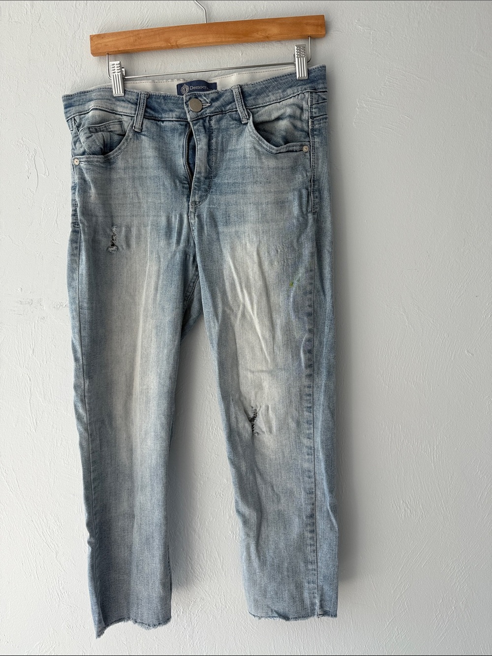 Democracy Light Wash Straight Leg Jeans